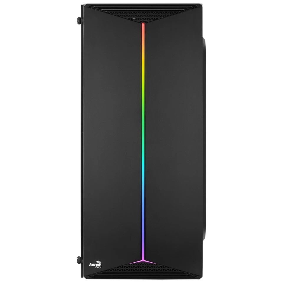 4718009158047 Aerocool Split Midi Tower Black Aerocool - Image 2 of 4