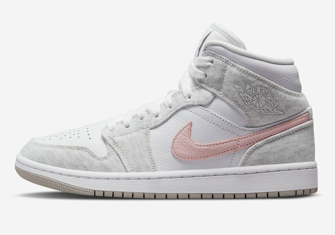 靴 Jordan 1 Mid SE White/hyper /led Nike Air Jordan 1 Mid SE 