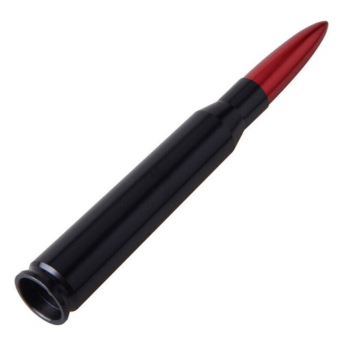 Red 50 Cal Bullet Aluminum Short Antenna For Ford F150 Raptor F250 1997-2019 - Picture 9 of 12