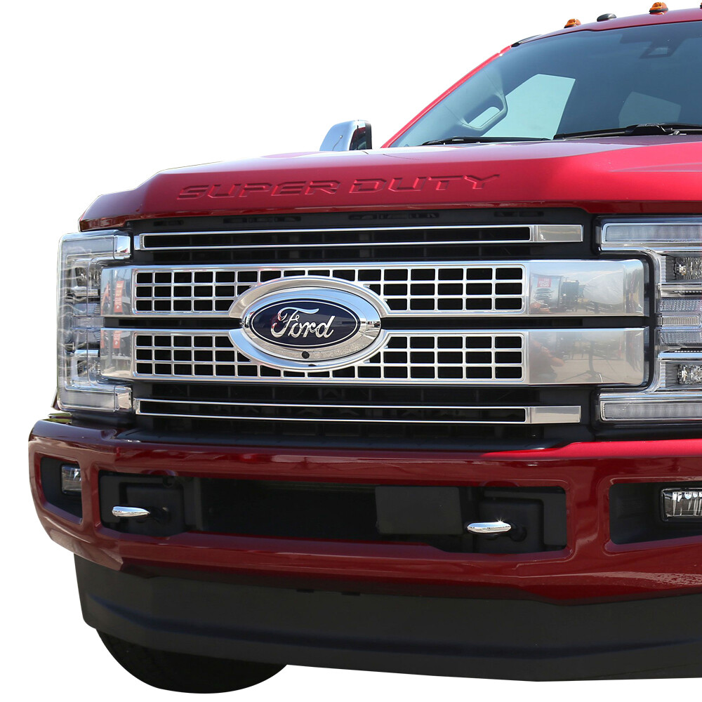Emblème De Calandre Avant Pour Ford F-250/350/450 Super Duty 2020-2022 - Compatible Caméra
