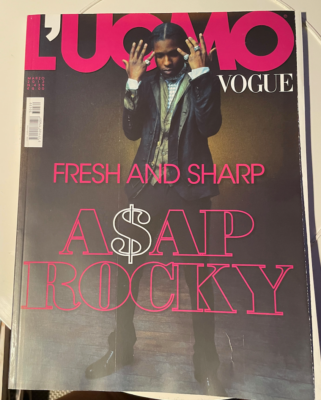 L'UOMO VOGUE March 2013 A$AP ROCKY Pierre Niney fashion magazine