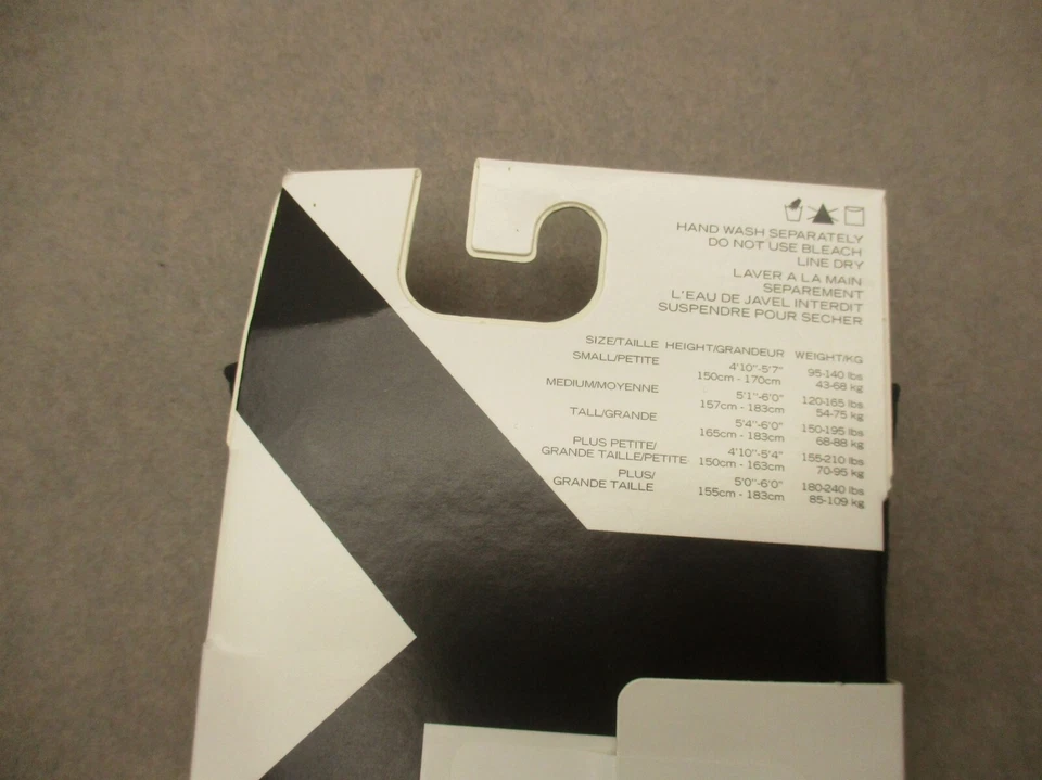 NUEVO CON ETIQUETAS DKNY Talla LT Mujer Gris Elastizado Opaco Cobertura Control Top Medias 1B Foto 4 de 4