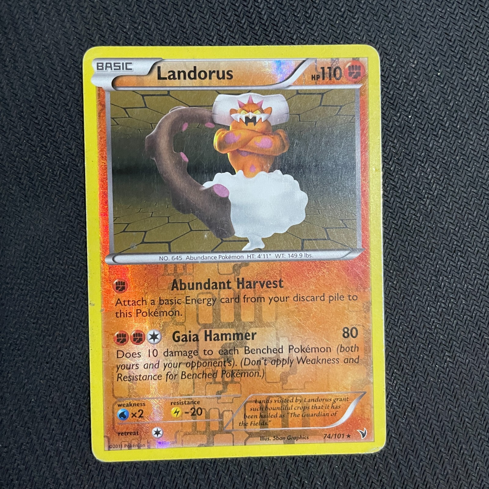 Landorus 74/101 Noble Victories Reverse Holo