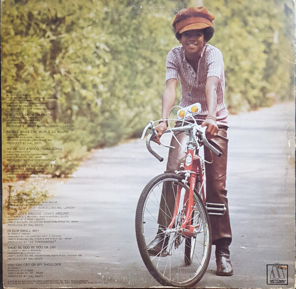 Michael Jackson - Ben - Motown, Motown - M755L, M 755L - LP, Album
