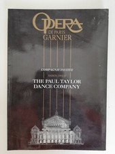 THE PAUL TAYLOR DANCE COMPANY PROGRAMME OPERA GARNIER DE PARIS SAISON 1992-93