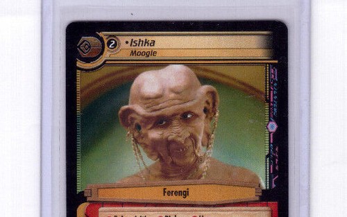 STAR TREK 2DA EDICIÓN EXTRAÑO NUEVO MUNDO CCG TCG Ishka, Moogie 7R077 Reg - Imagen 2 de 3