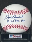 BRUCE BENEDICT  ATLANTA BRAVES  1981,83 ALL STAR  SIGNED OML BASEBALL