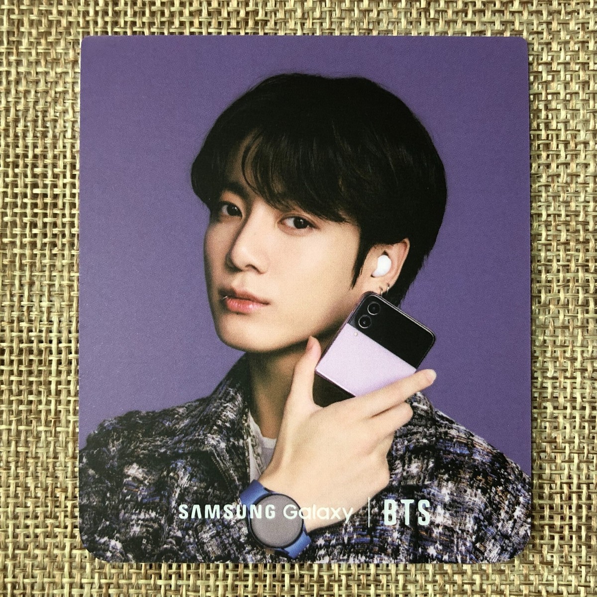 BTS JUNGKOOK [Samsung Galaxy Z Flip 4] Official Photocard