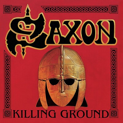 SAXON Killing Ground BANNER 2x2 Ft Fabric Poster Tapestry Flag album cover art