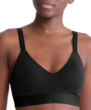Calvin Klein Women's Modern Cotton Lightly Lined Wireless Bralette Size S 10806