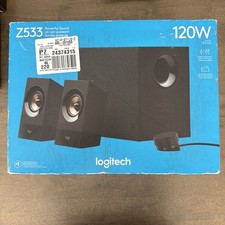 Logitech Z533 Multimedia Speaker System Black 980-001053 - New-Sealed Box