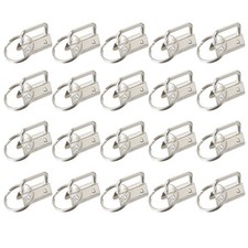 20Pcs 26mm Key Fob Hardware with Keychain Rin...