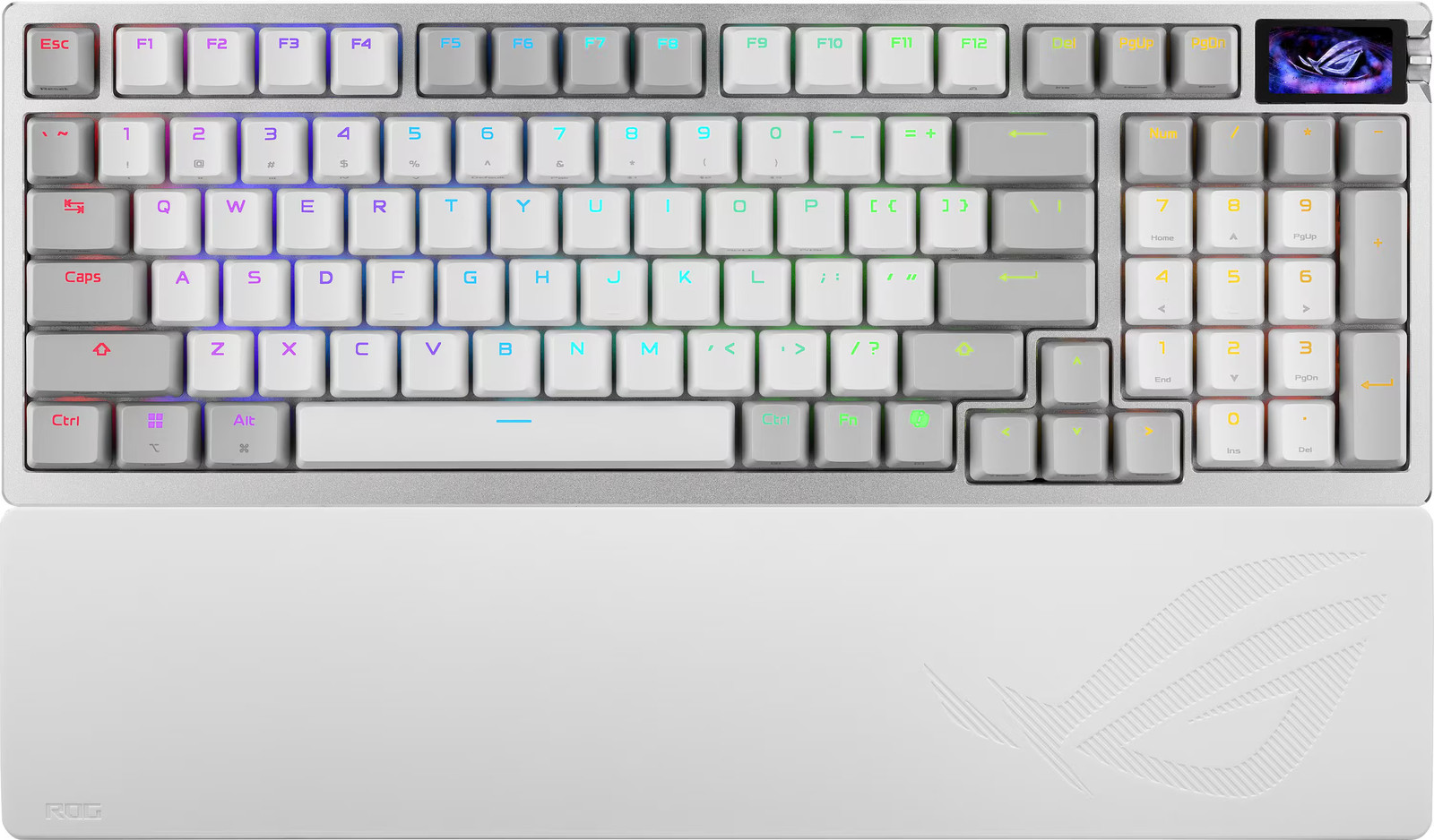ASUS - ROG Azoth 96% Wireless Magnetic Hall Effect RGB Gaming Keyboard with H...