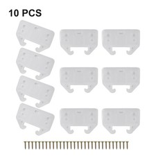 Convenient Replacement with 10pcs Drawer Slides Guides Strong and Reliable
