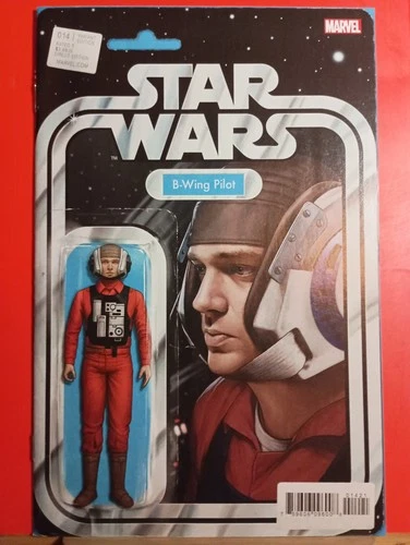 2021 Marvel Comics Star Wars Issue 14 JTC Action Figure Cover B Variant FREE SHP