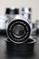 Carl Zeiss Triotar 85mm f/4 Lens for Contax rangefinder Jena 8.5cm ROUGH