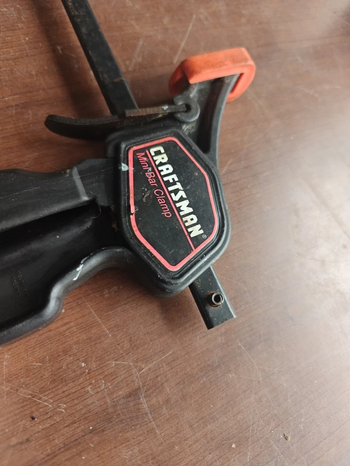Lote de 2 Abrazadera de Barra Craftsman 18" Herramienta de Carpintería de Liberación Rápida de Alta Resistencia Bonita Foto 2 de 4