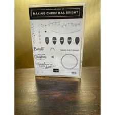 Stampin Up Making Christmas Bright Photopolymer Stamp Set Holiday Crafting