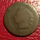 1864 BRONZE INDIAN HEAD CENT E-82  FREE SHIPPING