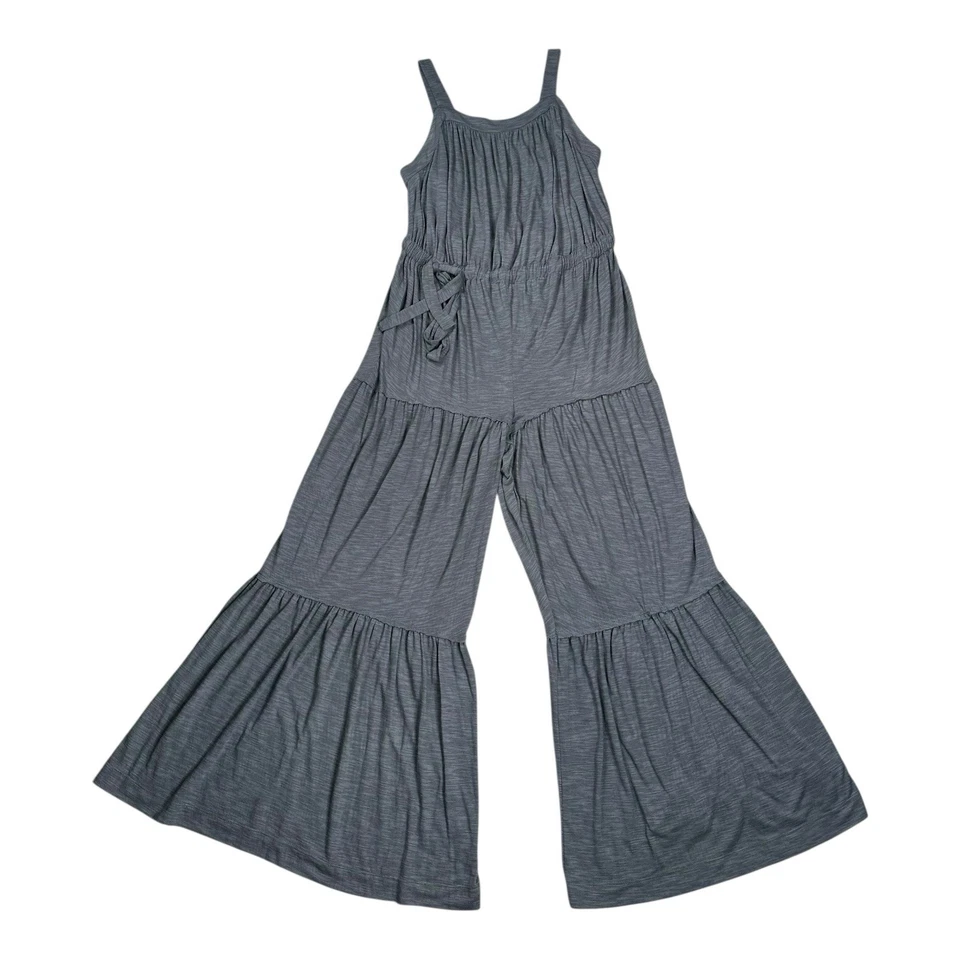 Mono Free People Star Shooting Gris Bohemio Cintura Ajustable Talla Grande Foto 2 de 4