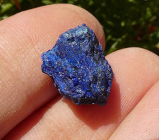 Azurite Chessylite bleu intense Chessy les Mines 1.3cm France collection ancien