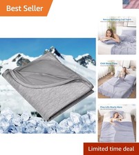 Cooling Blankets for Hot Sleepers - Summer Blanket Thin Lightweight Breathabl...