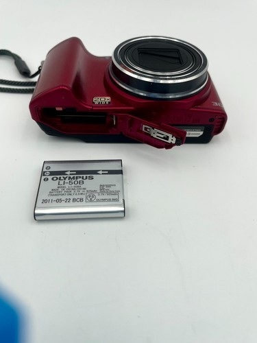 Olympus SZ-11 HD fotocamera digitale rossa 14 MP 20x zoom ottico con batteria LI-50B - Foto 8 di 8