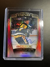 Rutgers McGroarty 2024-25 Upper Deck Stature Rookie Auto /99