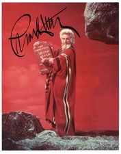 Charlton Heston Signed Autograph 8x10 Photo - The Ten Commandments w/ JSA COA