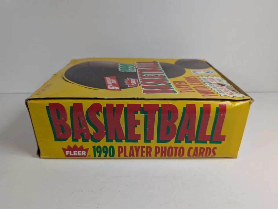 Fleer NBA 1990 paquete de rack sellado tarjeta All Star cada paquete - caja 24 paquetes de rack Foto 3 de 4