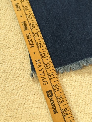 Kancan Jeans Women sz 24W High Rise Wide Leg Raw Hem Distressed Blue Denim Pants - Picture 14 of 14