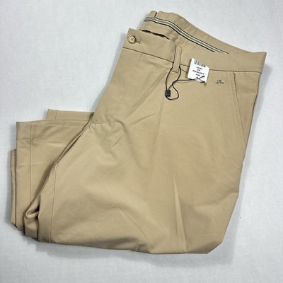 NWT J Lindeberg Golf Pants Khaki M Ellott Micro Stretch Size 38X32