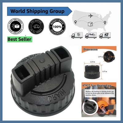 1.97'' ID Drain Cap for Wet/Dry Vacuum - Essential Dust Collector Accessory