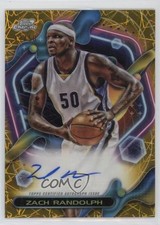 2023-24 Cosmic Chrome Gold Interstellar Refractor 41/50 Zach Randolph Auto 0c3