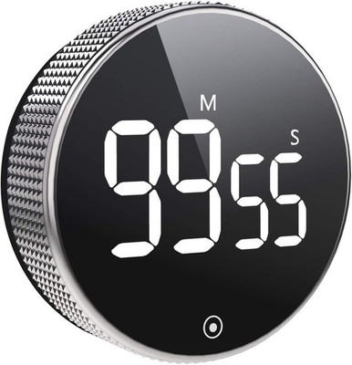 Digital Kitchen Timer, Küchentimer Magnetisch, Eieruhr, Kurzzeitwecker, Große L