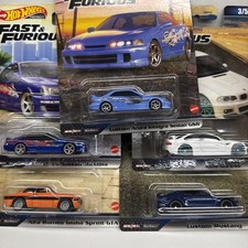2026 Hot Wheels Fast and Furious F F Set Of 5 .  C  