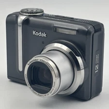 Kodak EasyShare Z1285 12.1MP Digital Camera Dark Grey Tested Works W/ Charger