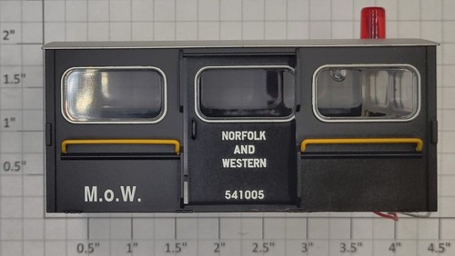Lionel 18497-7 N&W plástico negro M.o.W. Speeder Shell #541005 | Condition: New