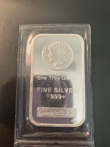 1 oz  Morgan Silver Bar  .999 Fine