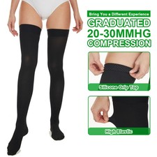 20-30 mmHg Medical Compression Stockings Thigh High Surgical Socks Varicose Pain