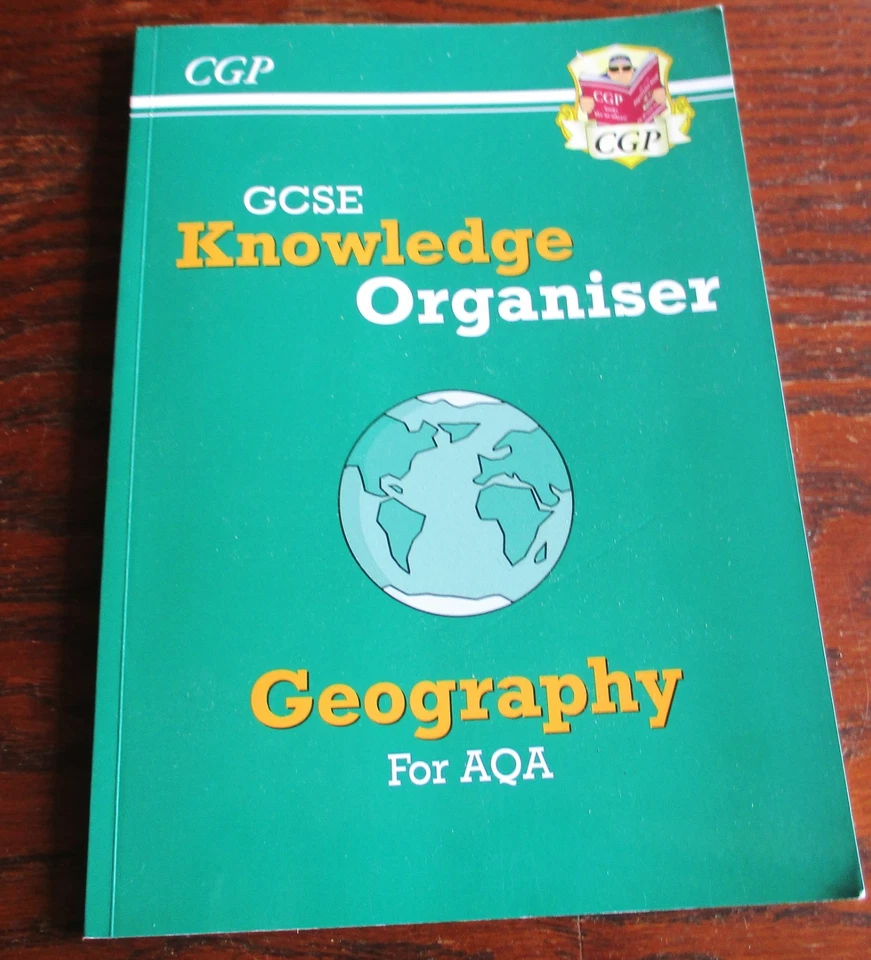 CGP GCSE AQA Geography Revision Guide + Cards + Knowledge Organiser - Image 2 of 4