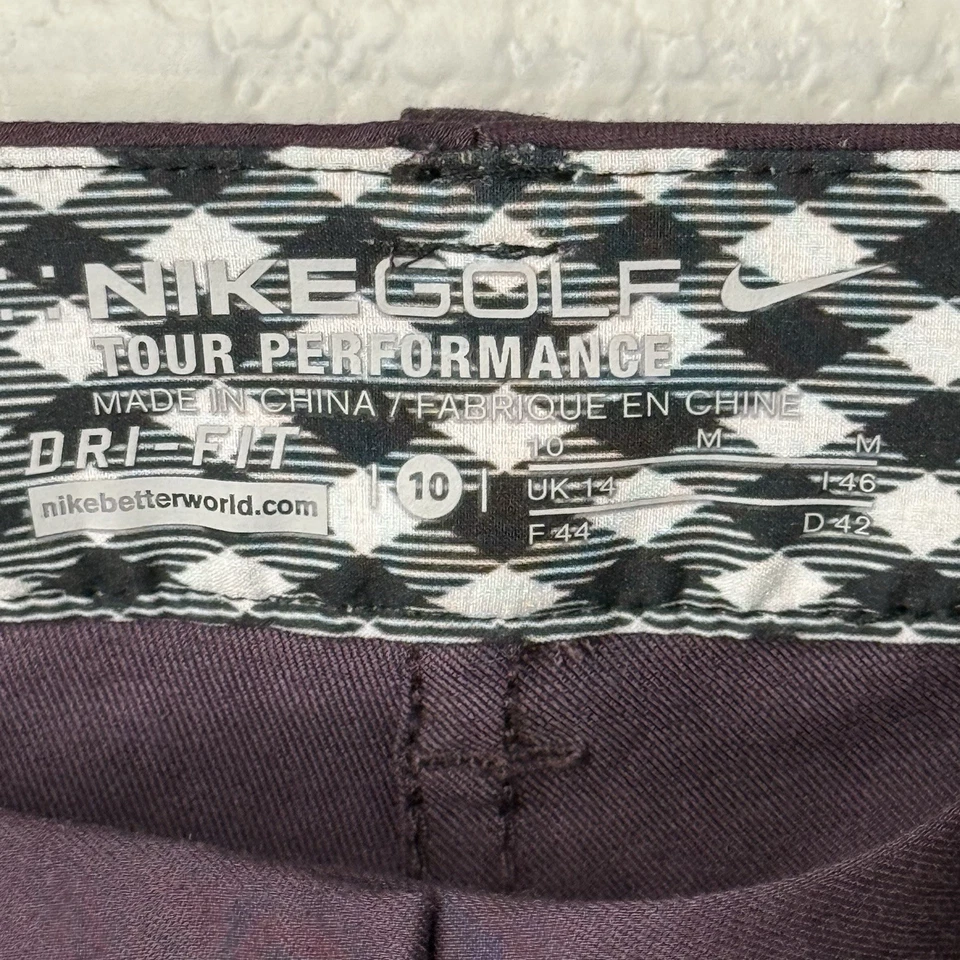 Pantalones de golf NIKE Golf para mujer Tour Performance Dri Fit púrpura 10 - Golfcore Foto 3 de 4