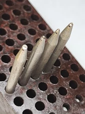 K&D 7,8,9, and 10 cross hole punch, Stake watchmaker pick a stake