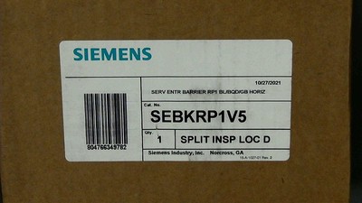 SIEMENS SEBKRP1V5 Service Entrance Barrier Kit