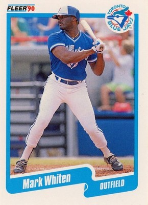 Fleer 1990 Baseball Update Mark Whiten #U-130 Trading Card