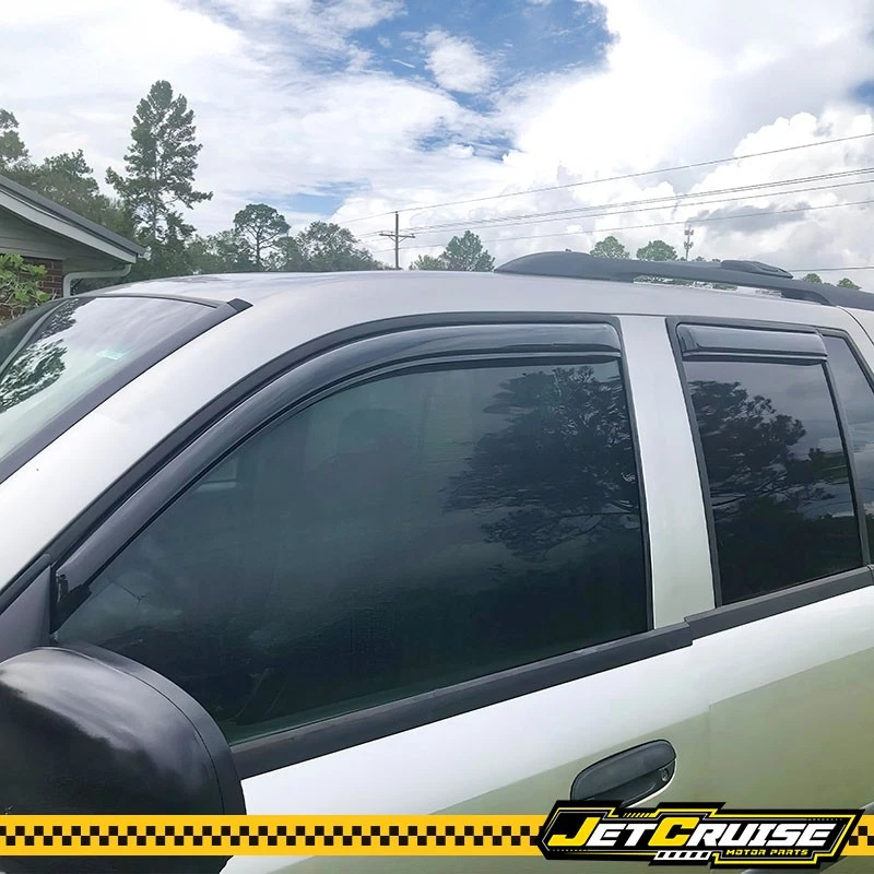 Fits 02-09 Chevy TrailBlazer GMC Envoy 03-08 Ascender Window Visors In-Channel - Image 2 of 4