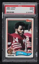 1982 Topps Fred Dean #483 PSA 9 MINT HOF 4f5