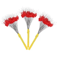 Fishing Bobber Stops [300PCS] T-Shape Floats Sinker Stops - [Red]