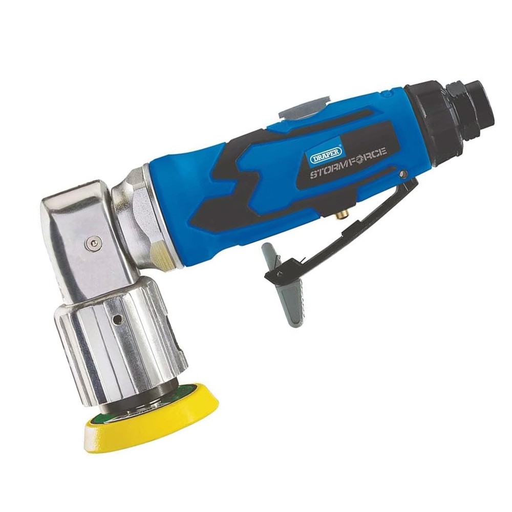 Draper 65059 Mini Air Sander 50mm Variable Speed Sanding Machine Auto Bodyshop