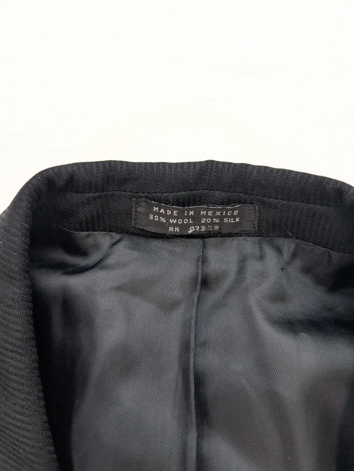 Casaco esportivo Jones New York masculino blazer terno tamanho 44L preto - Imagem 3 de 4